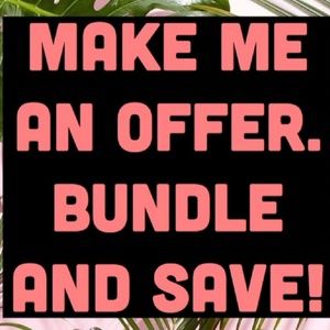 A BUNDLE: TWO OR MORE ITEMS/10% OFF IS REASONABLE